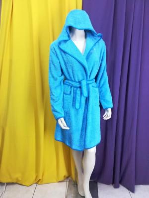 халат женский модель 239к  голубой