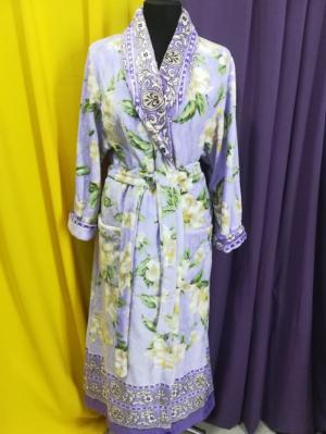 халат женский модель 454к сиреневый